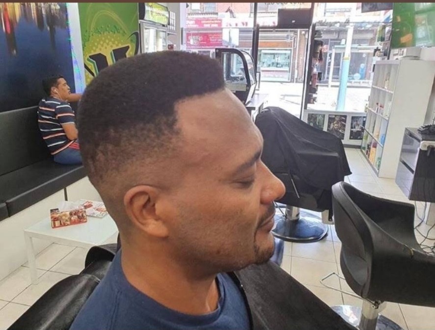 Short back and sides haircut at Saba Barbershop
